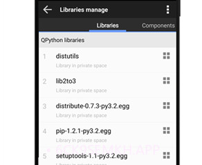 QPython3v1.3.6截图