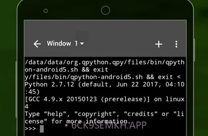 QPythonv1.3.7截图