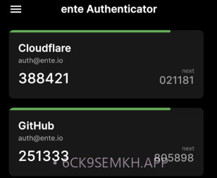 ente开源两步验证器v2.0.9截图