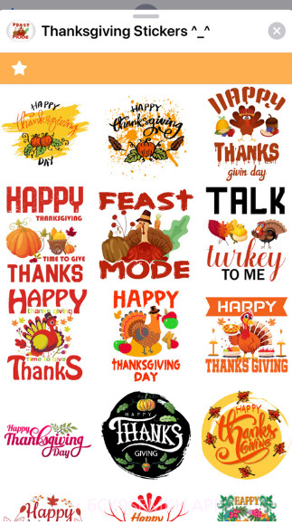 ThanksgivingStickers^_^v1.14截图